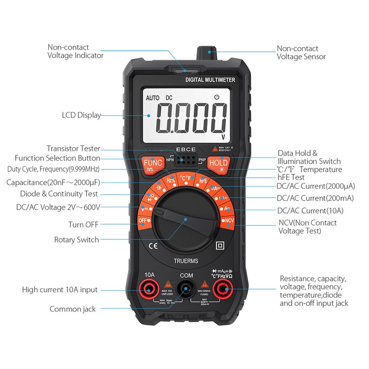 UA9233D万用表2000计数